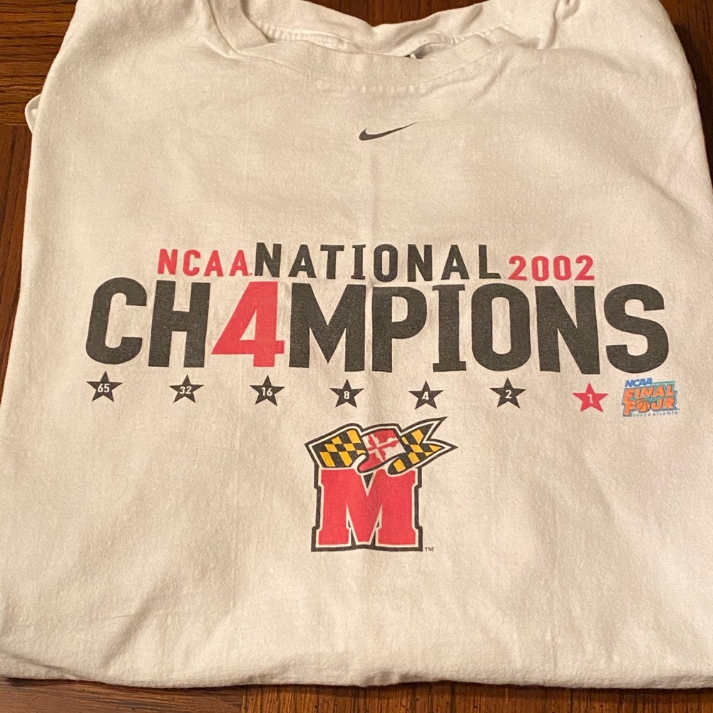 2002 Maryland Basketball Final Four Champion Shirt